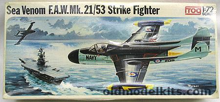 Frog 1/72 Sea Venom F.A.W. Mk. 21/53 - Australian Navy or Royal Navy, F295 plastic model kit